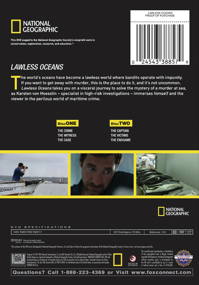 lawless oceans - Back Panel - DVD