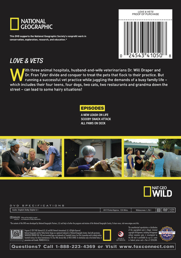 love & vets - Back Panel - DVD
