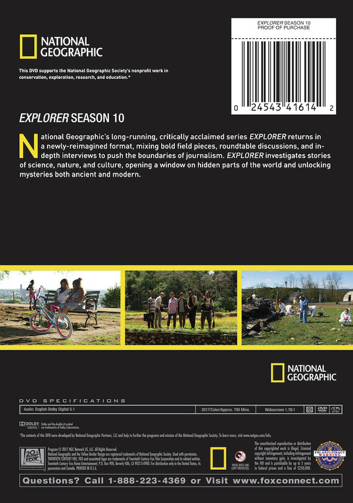 explorer season 10 - Back Panel - DVD