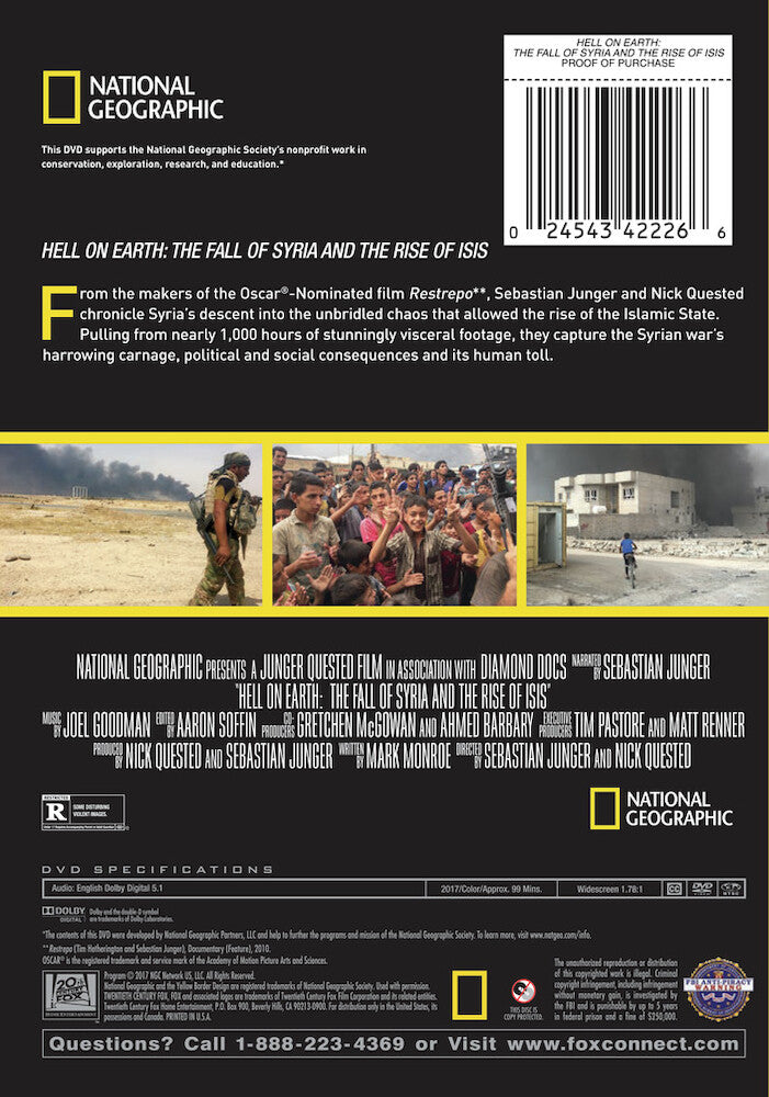hell on earth: the fall of syria and the rise of isis - Back Panel - DVD