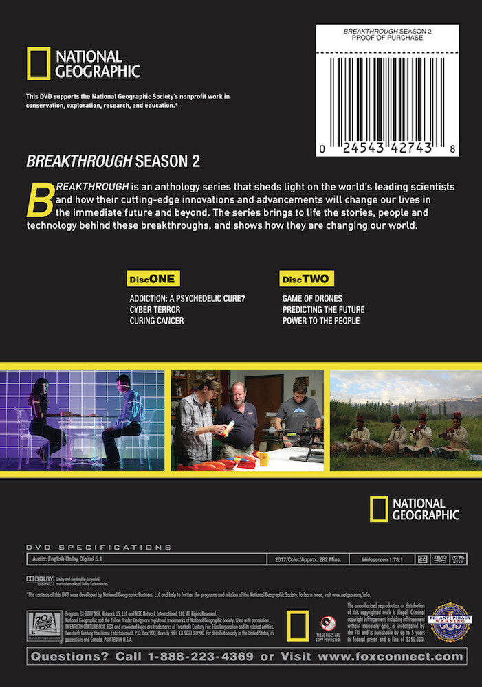 breakthrough season 2 - Back Panel - DVD