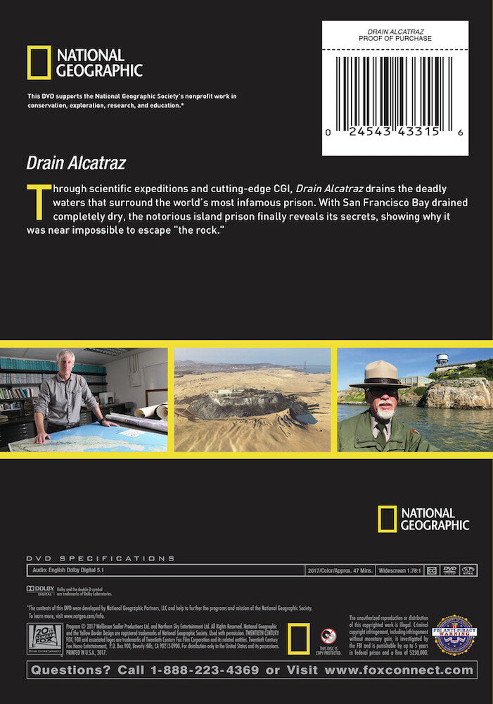 drain alcatraz - Back Panel - DVD