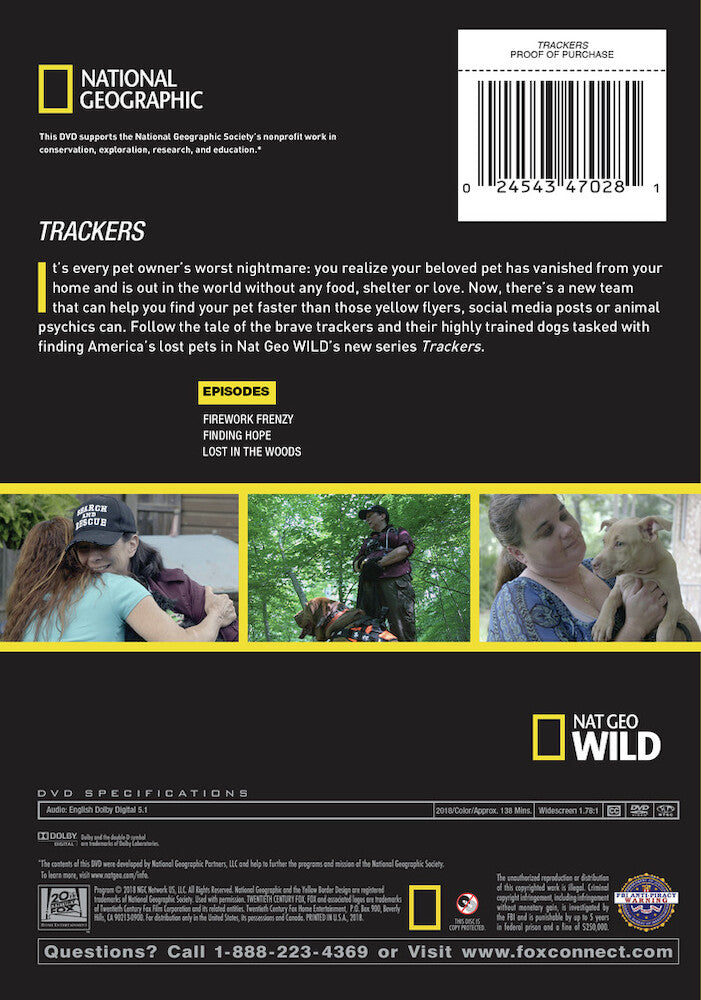 trackers - Back Panel - DVD