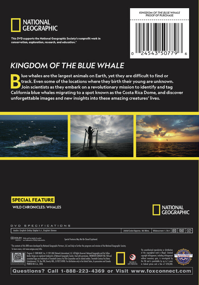 kingdom of the blue whale - Back Panel - DVD
