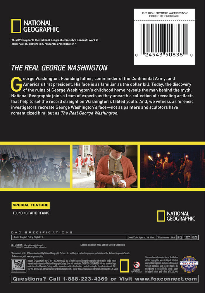 the real george washington - Back Panel - DVD