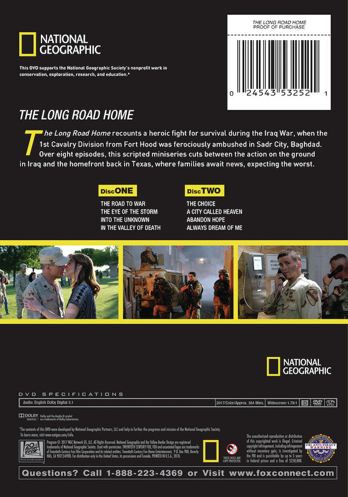 the long road home - Back Panel - DVD