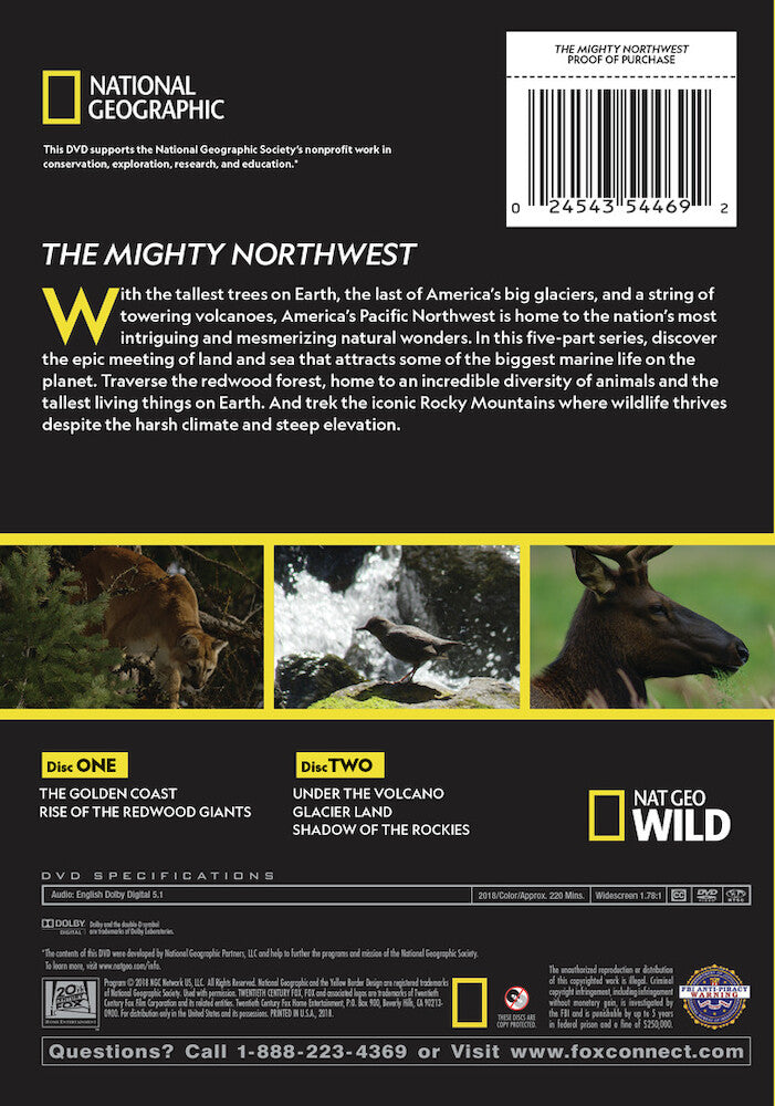 the mighty northwest - Back Panel - DVD