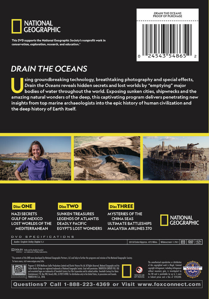 drain the oceans - Back Panel - DVD