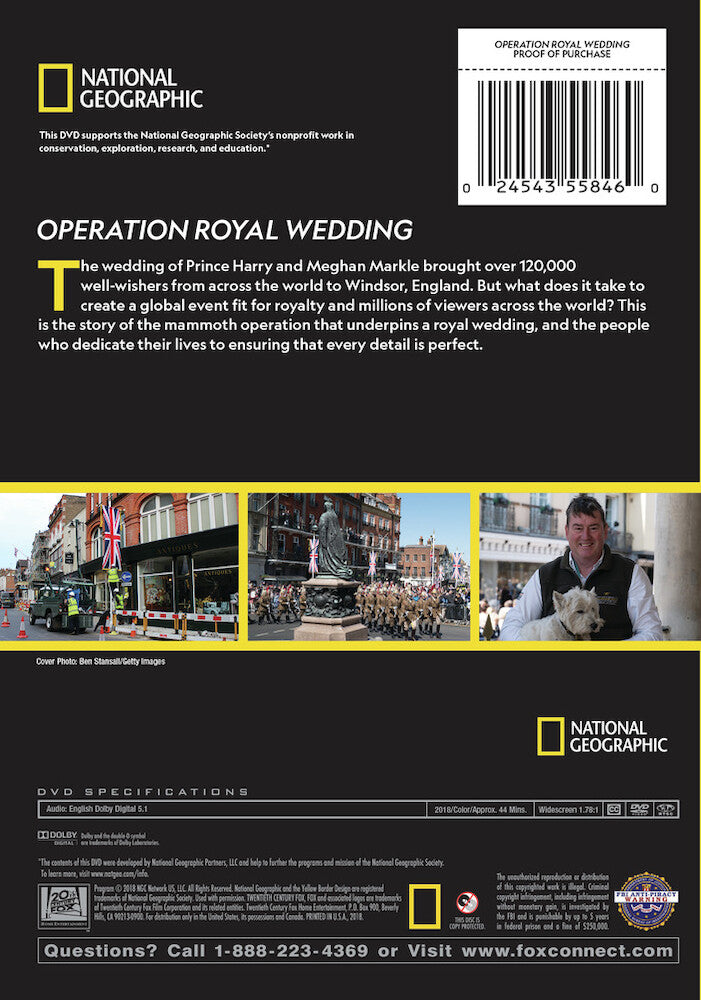 operation royal wedding - Back Panel - DVD
