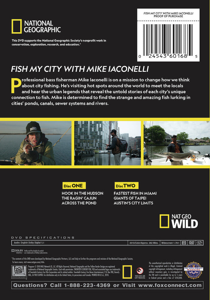 fish my city with mike iaconelli - Back Panel - DVD