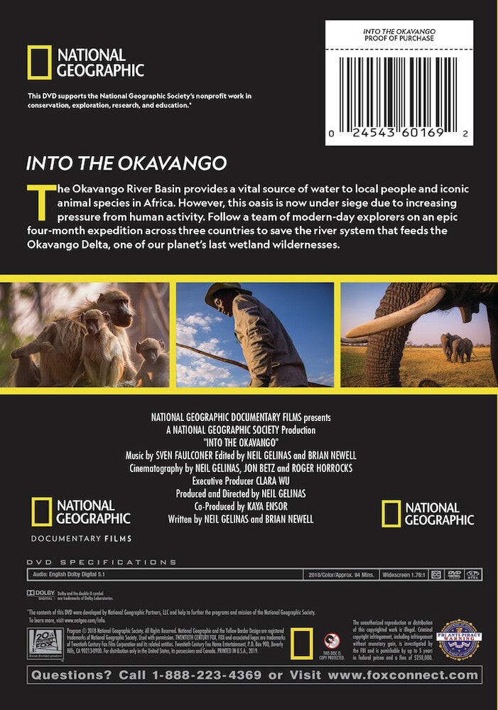 into the okavango (tv store) - Back Panel - DVD