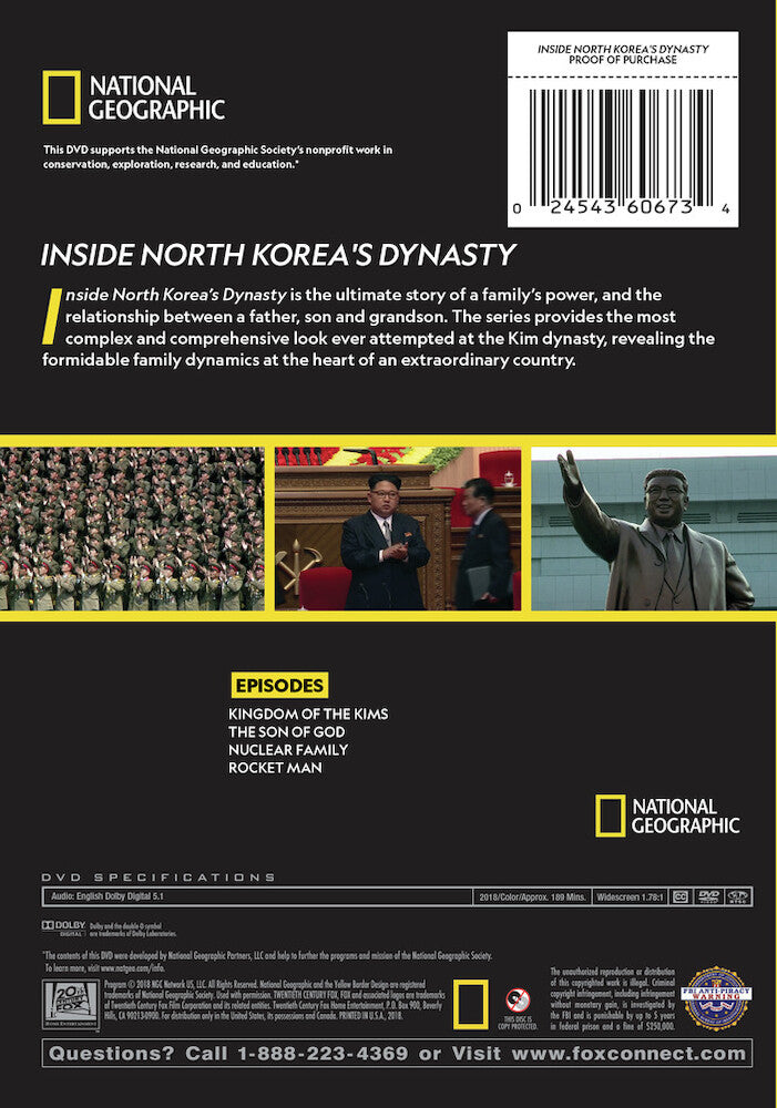 inside north korea's dynasty - Back Panel - DVD