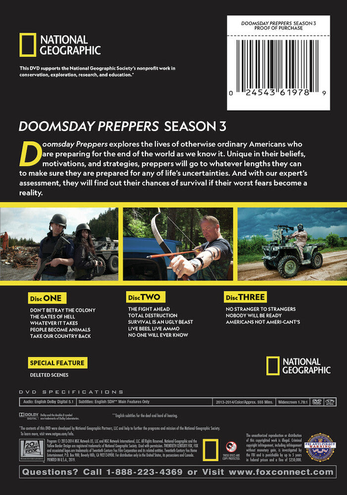 doomsday preppers s3 - Back Panel - DVD