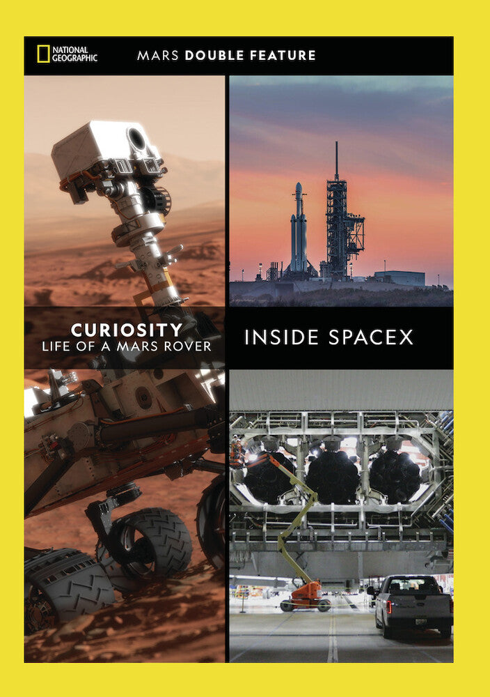 mars double feature: inside space and curiosity life of a mars rover - DVD