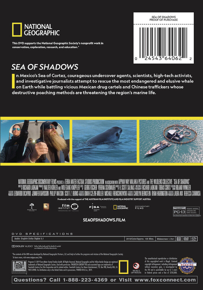 sea of shadows - Back Panel - DVD