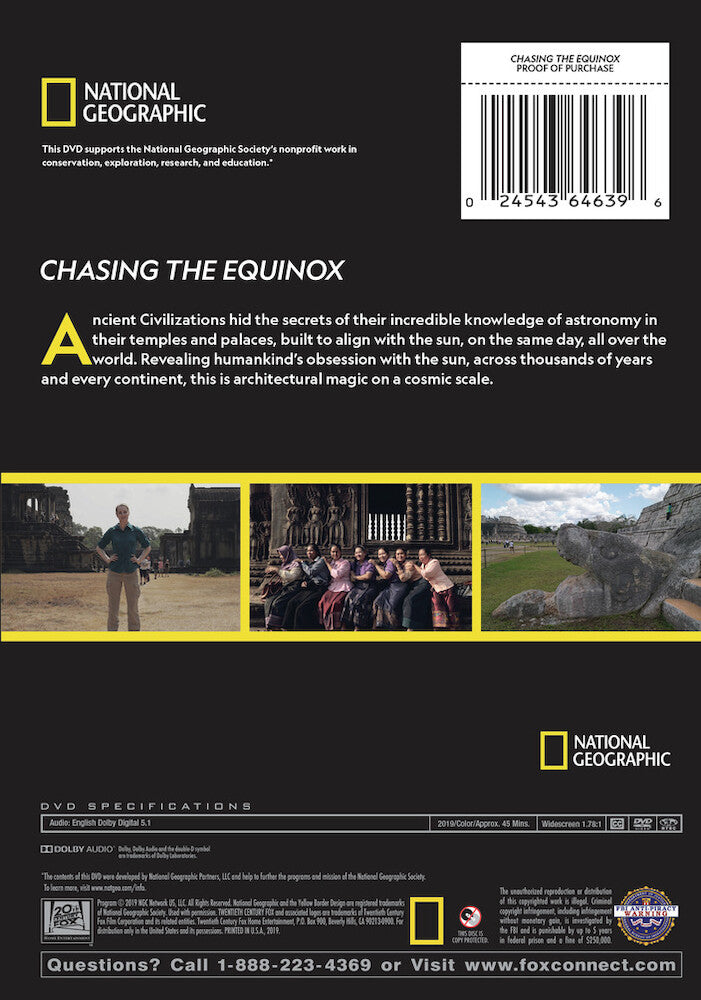 chasing the equinox aka ancient astronomers aka chasing the sun god - Back Panel - DVD