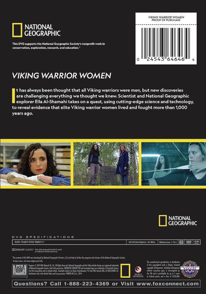 viking warrior women - Back Panel - DVD