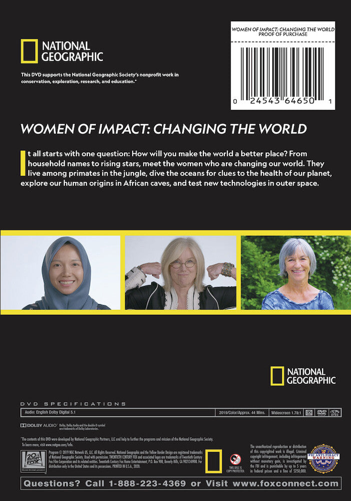 women of impact - Back Panel - DVD
