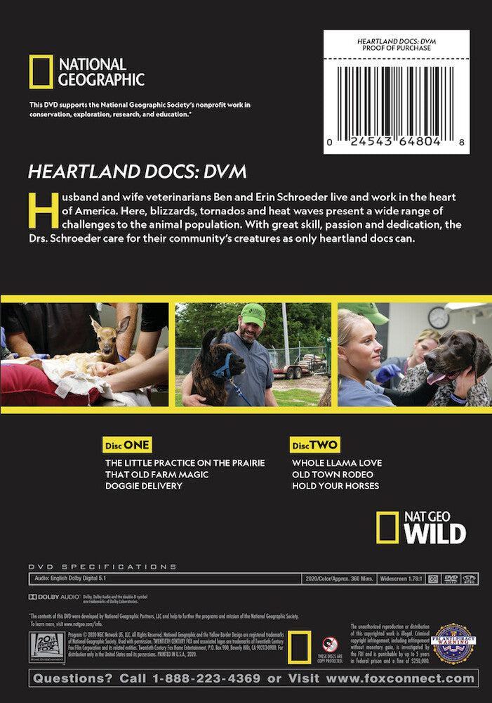 heartland docs, dvm - Back Panel - DVD