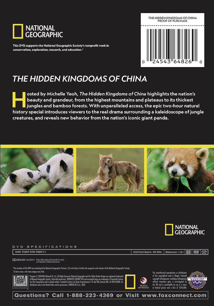 the hidden kingdoms of china - Back Panel - DVD