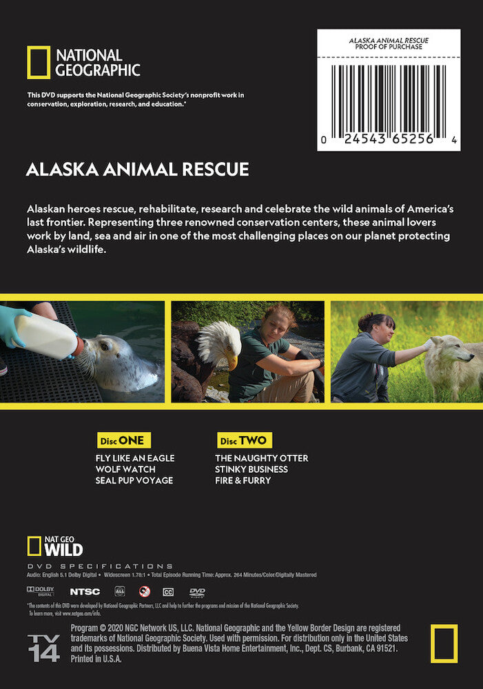 alaska animal rescue season 1 - Back Panel - DVD