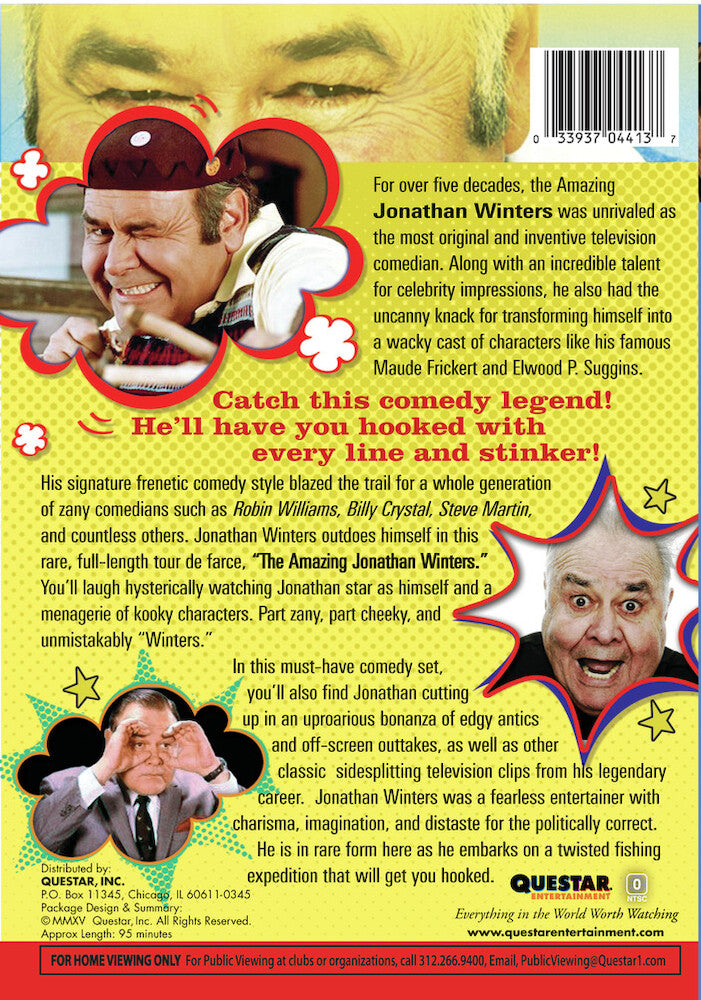 the amazing jonathan winters - Back Panel - DVD