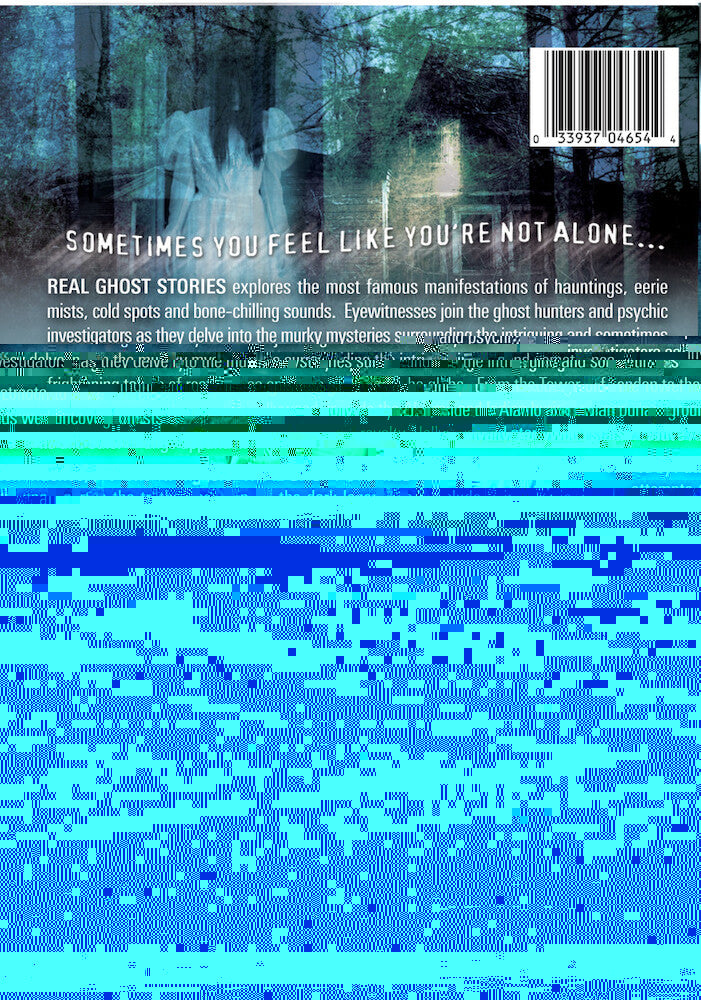 real ghost stories - Back Panel - DVD
