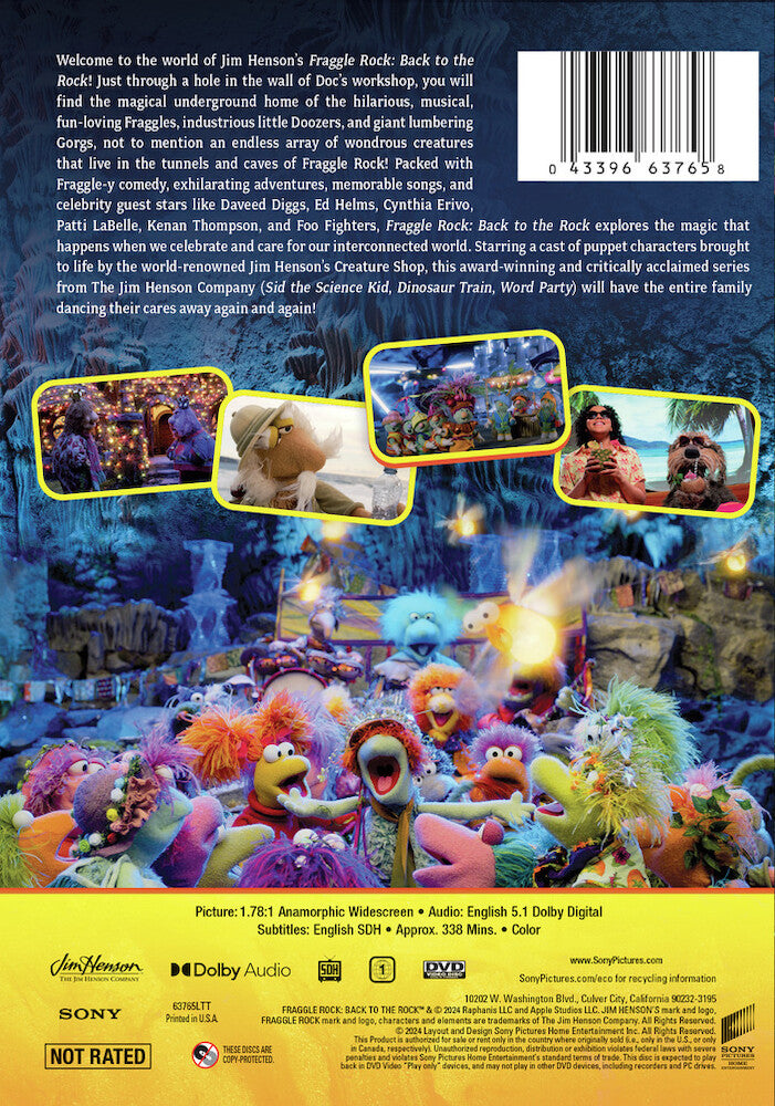 Fraggle Rock: Back to the Rock (2022) - Season 1 - Back Panel - 