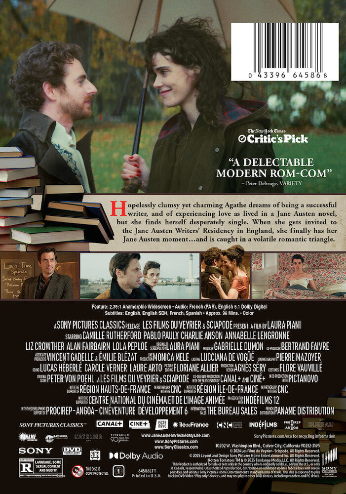 jane austen wrecked my life - Back Panel - DVD