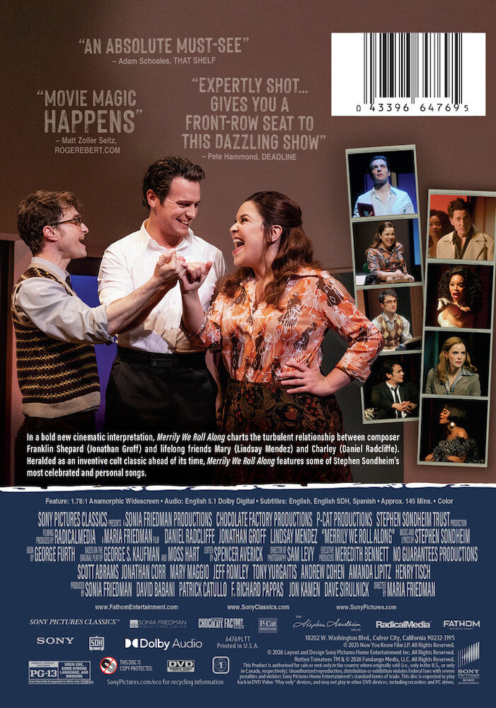 Merrily We Roll Along - Back Panel - 