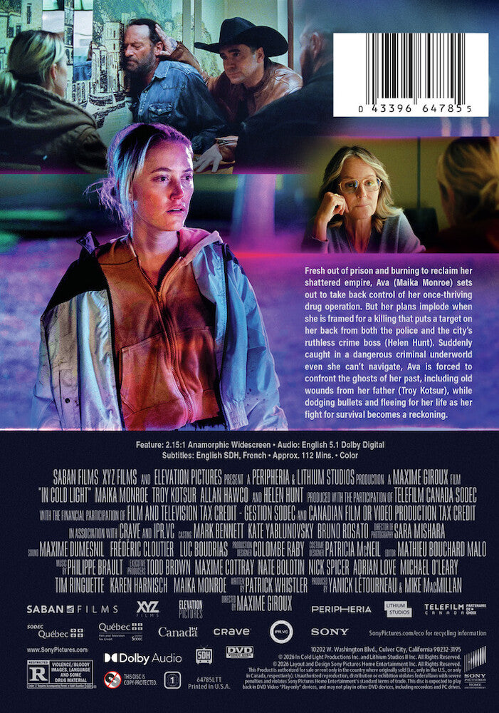 In Cold Light - Back Panel - 