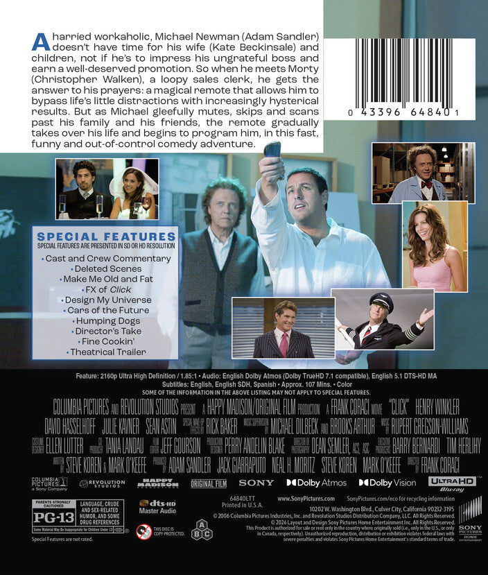 Click [4K UHD + Digital Insert] - Back Panel - 
