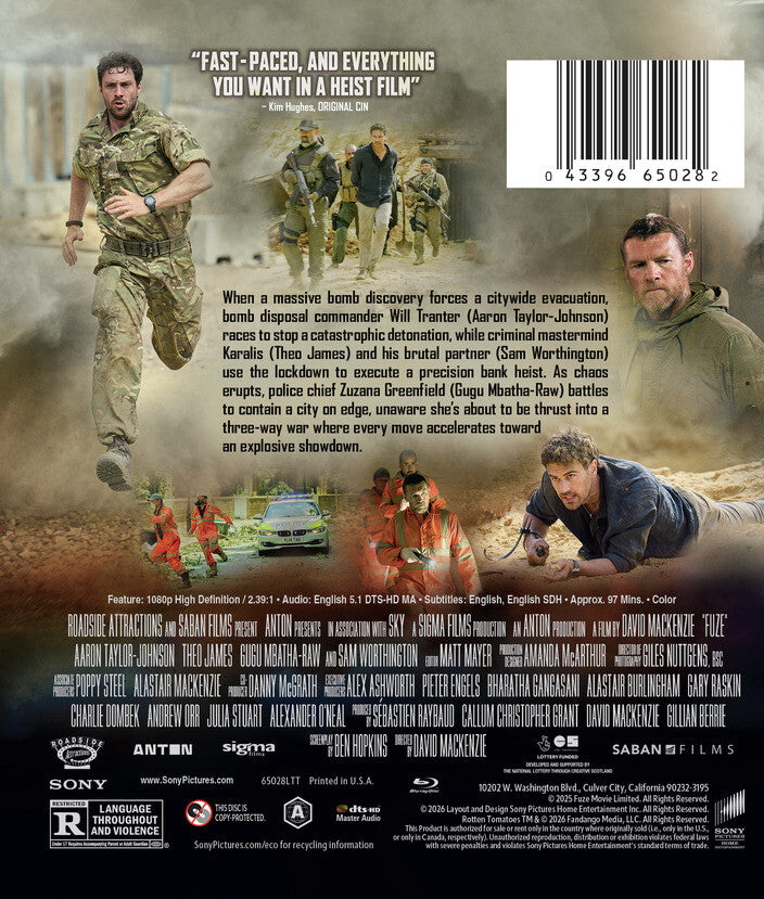 Fuze [Blu-ray] - Back Panel - 