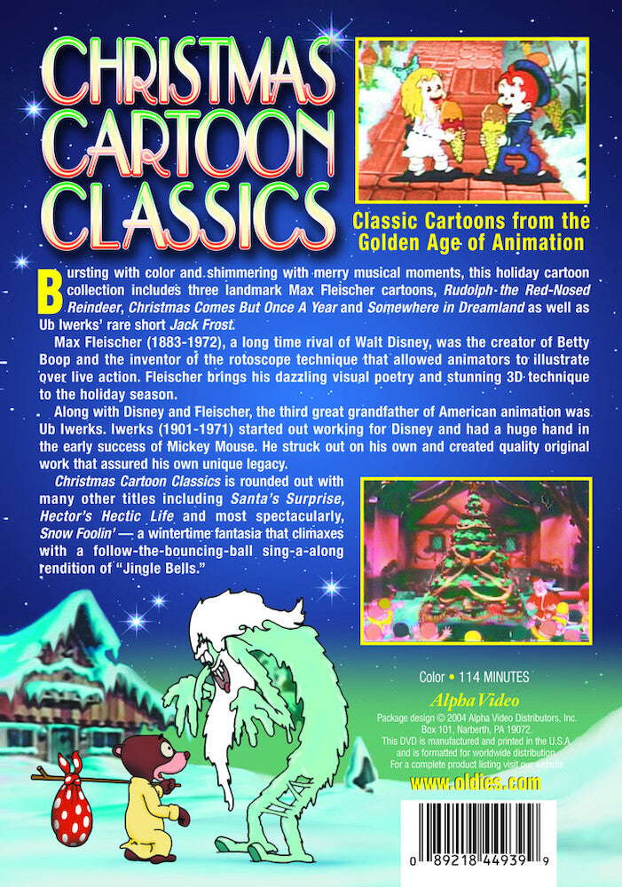 Christmas Cartoon Classics - Back Panel - 