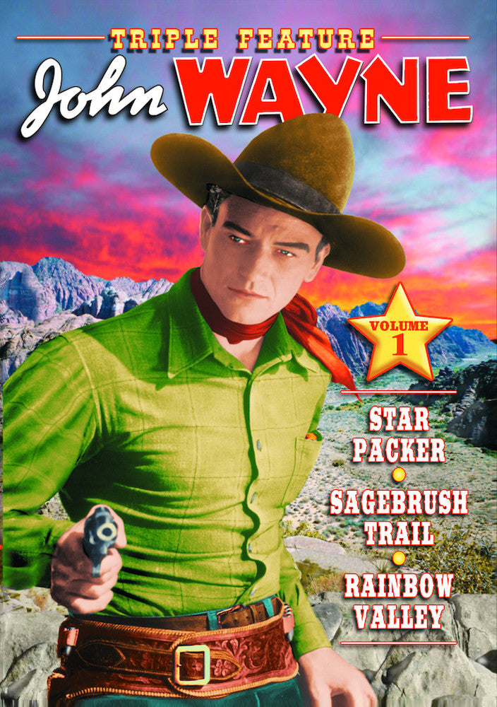 John Wayne Triple Feature, Volume 1 (Star Packer / Sage Brush Trail / Rainbow Valley) - 