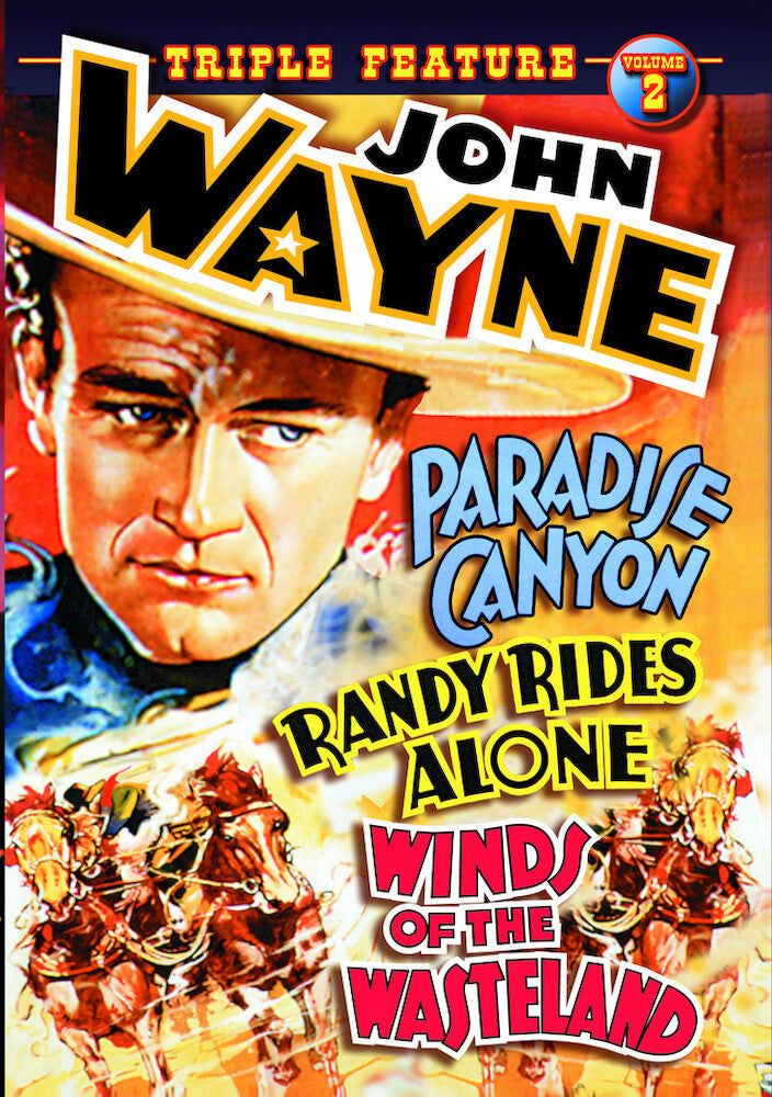 John Wayne Triple Feature, Volume 2 (Paradise Canyon / Randy Rides Alone / Winds of the Wasteland) - 