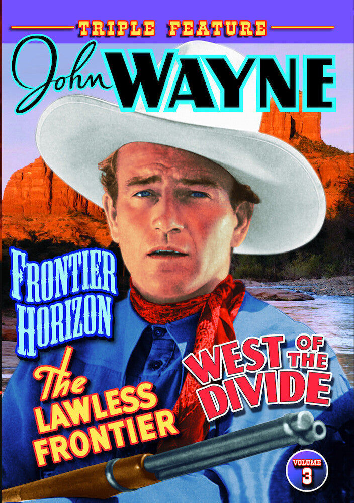 John Wayne Triple Feature, Volume 3 (Frontier Horizon / The Lawless Frontier / West of The Divide) - 