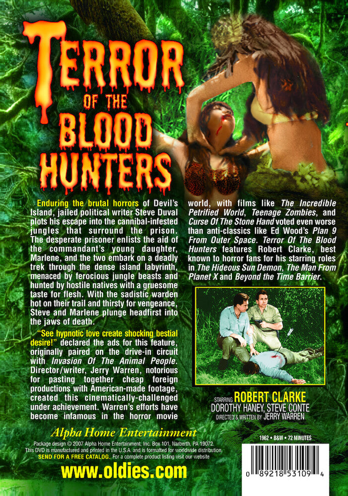Terror Of The Blood Hunters - Back Panel - 