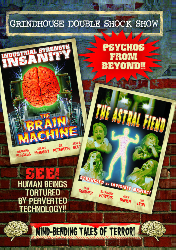 Grindhouse Double Shock Show: The Brain Machine (1976) / The Astral Fiend (1977) - 