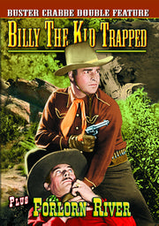 Buster Crabbe Double Feature: Billy The Kid Trapped (1942) / Forlorn River (1937) - 