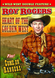 Roy Rogers Double Feature: Heart of The Golden West (1942) / Come On Rangers (1938) - 