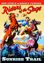 Bob Steele Double Feature: Riders of The Sage (1939) / Sunrise Trail (1931) - 