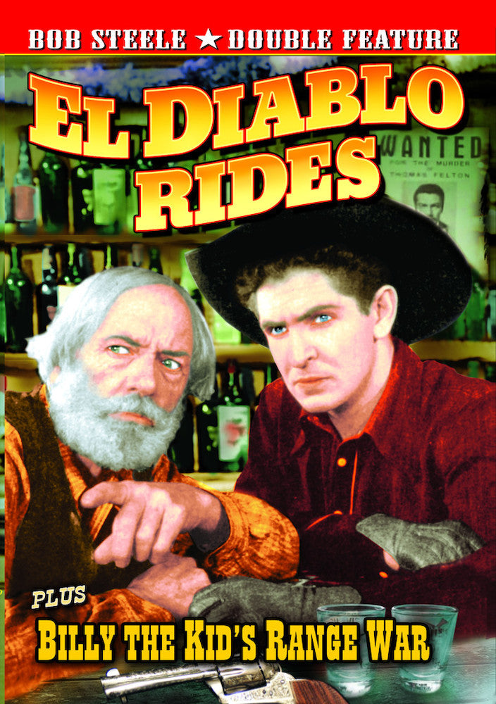 Bob Steele Double Feature: El Diablo Rides (1939) / Billy The Kid's Range War (1941) - 