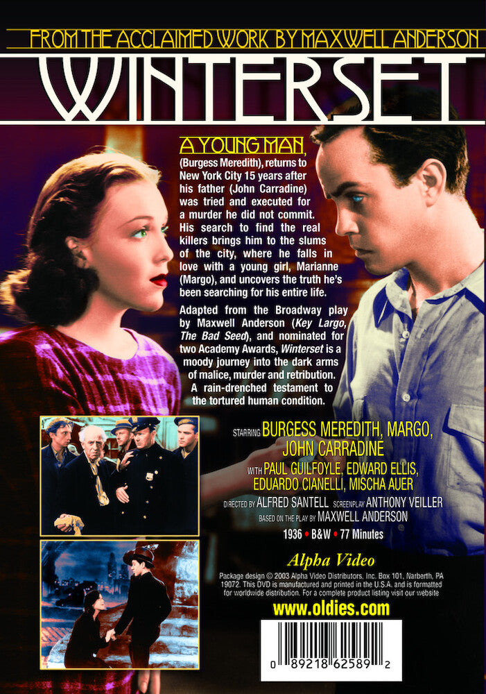 Winterset - Back Panel - 