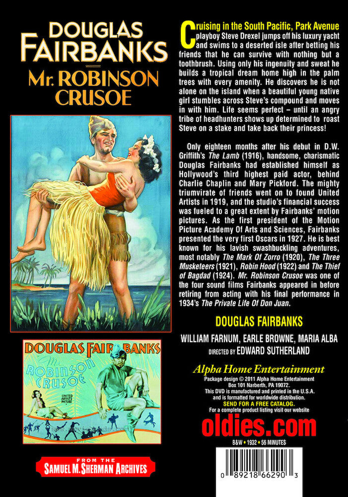Mr. Robinson Crusoe - Back Panel - 