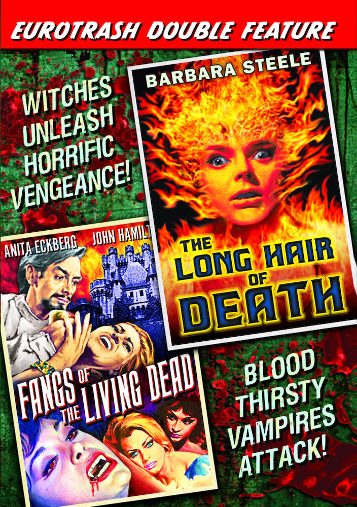 Eurotrash Double Feature: The Long Hair of Death (1964) / Fangs of the Living Dead (1960) - 