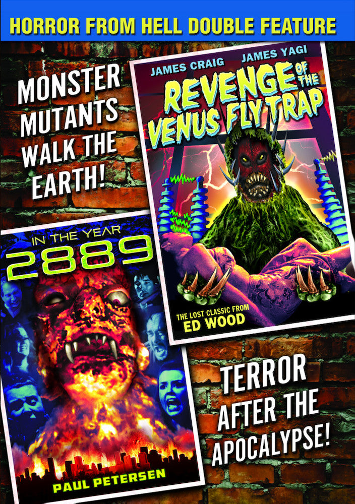 Horror from Hell Double Feature : Revenge of the Venus Fly Trap (1970) / In the Year 2889 (1967) - 