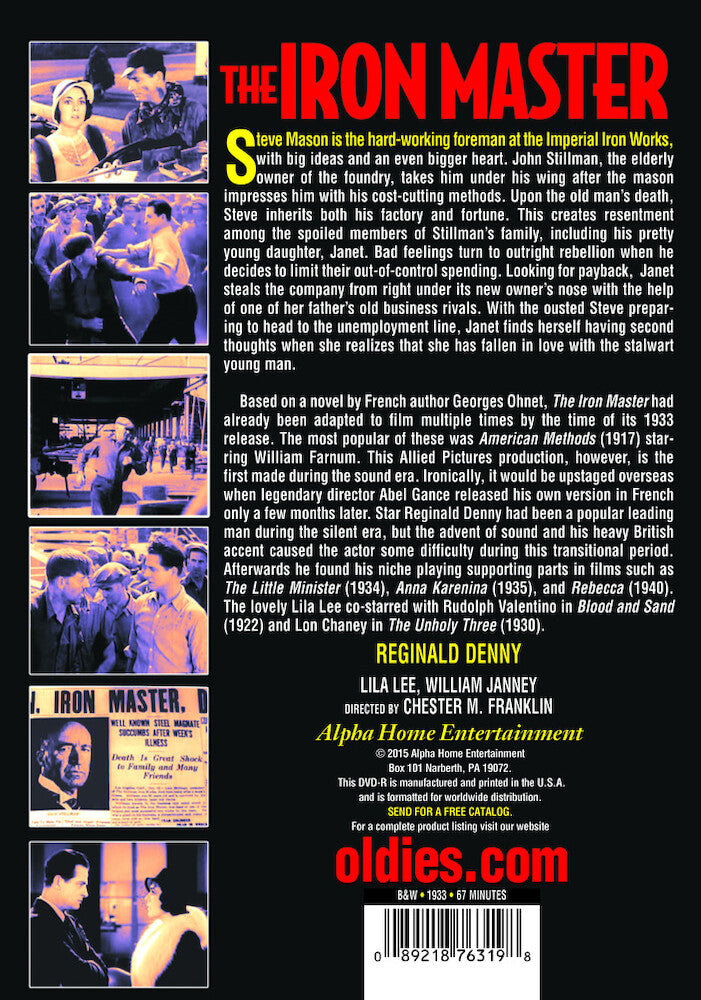 The Iron Master - Back Panel - 