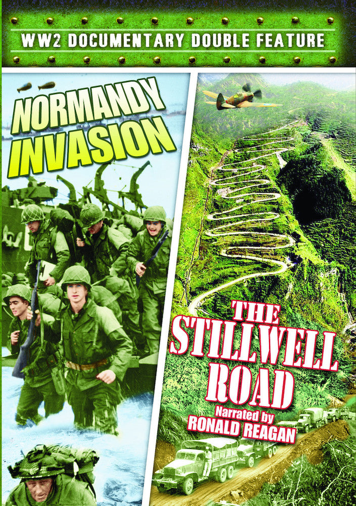 World War II Documentary Double Feature: Normandy Invasion (1945) / The Stillwell Road (1945) - 