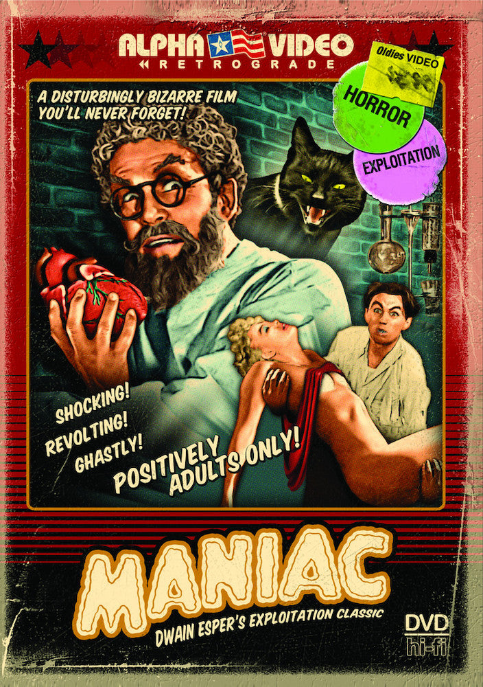 Maniac (Retro Cover Art + Postcard) - 